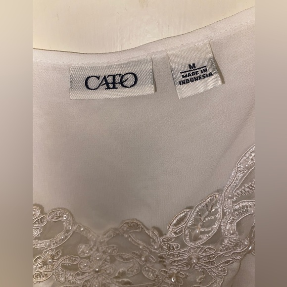 Vintage White Cato’s Slip Dress - Picture 5 of 5